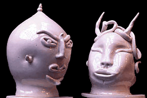 2 Heads - Ceramic 1/1