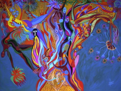 Envol - Gouache sur papier