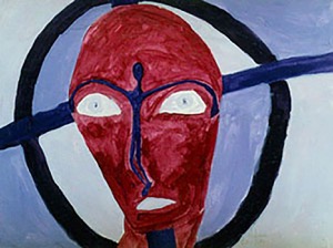 Icone - Gouache sur papier - Collection de l'artiste