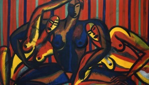 Sahara - Acrylique sur toile 