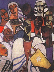 La Torah - Pastel sur papier - Collection privée France