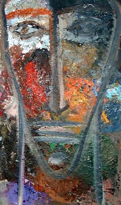 Palette - Huile sur bois - Collection privée France
