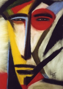 The Eye - Pastel sur papier - 86x118cm - Collection privée USA