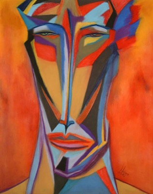 Eclipse - Pastel sur papier - 135x195cm - Collection privée Autriche