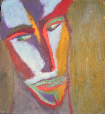 No name - Huile sur bois flotté - Collection privée France