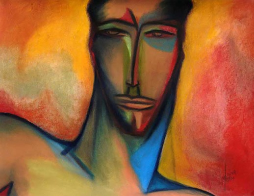 Solal - Pastel sur papier - Collection privée France