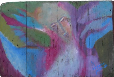 Ange - Huile sur bois - Collection privée Italie