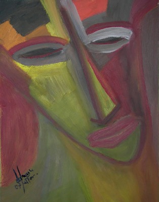 Image 2 - Huile sur papier - Collection de l'artiste