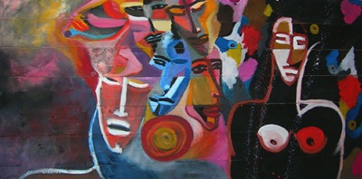 Looking at - Huile sur bois - Collection privée Italie