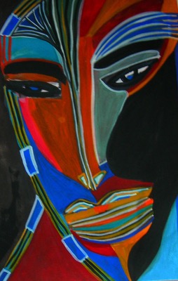 Jaipur 5 - Gouache sur papier