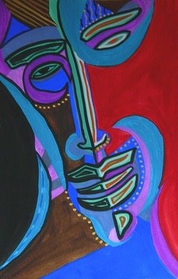 Jaipur 8 - Gouache sur papier