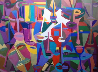 InOut - Oil on canvas - Private Collection Italy