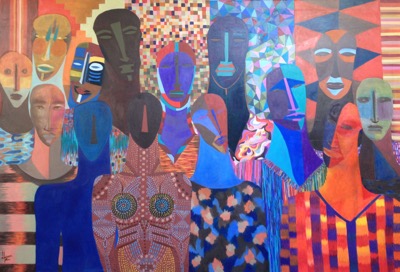 Ceremony - Oil on canvas