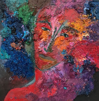 In the wind - Oil on wood