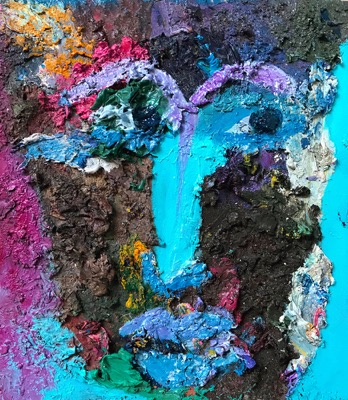 Mask - Huile sur bois