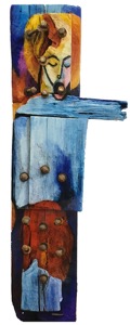 Bois flotté - Huile - Collection privée Suisse