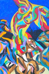 Dance - Huile sur toile