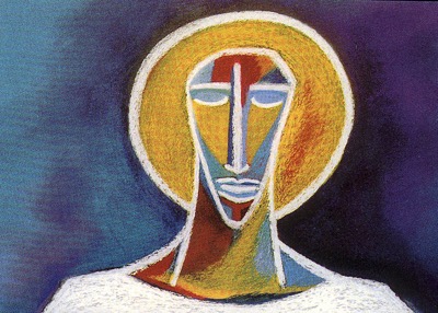 Icone - Pastel sur papier - Collection privée France