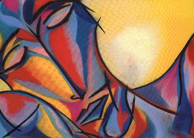 Le Songe - Pastel sur papier - Collection privée France